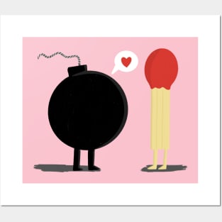 Cute bomb Posters and Art